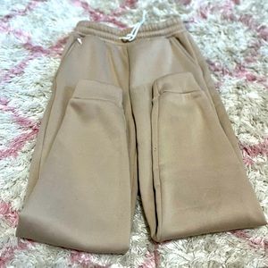shein tan sweatpants